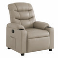 Fauteuil relax, inclinable, en similicuir, pour le salon