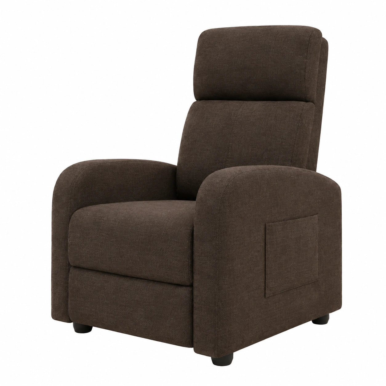 Fauteuil relax, inclinable, réglable, en lin, pour le salon