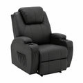 Fauteuil, inclinable, coloris noir, pour le salon ou la chambre