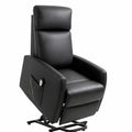 Fauteuil, inclinable, réglable, coloris noir, pour le salon ou la chambre