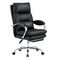 Bureau, en cuir, inclinable, avec coussin, sur roulettes, coloris noir, pour l’espace de travail