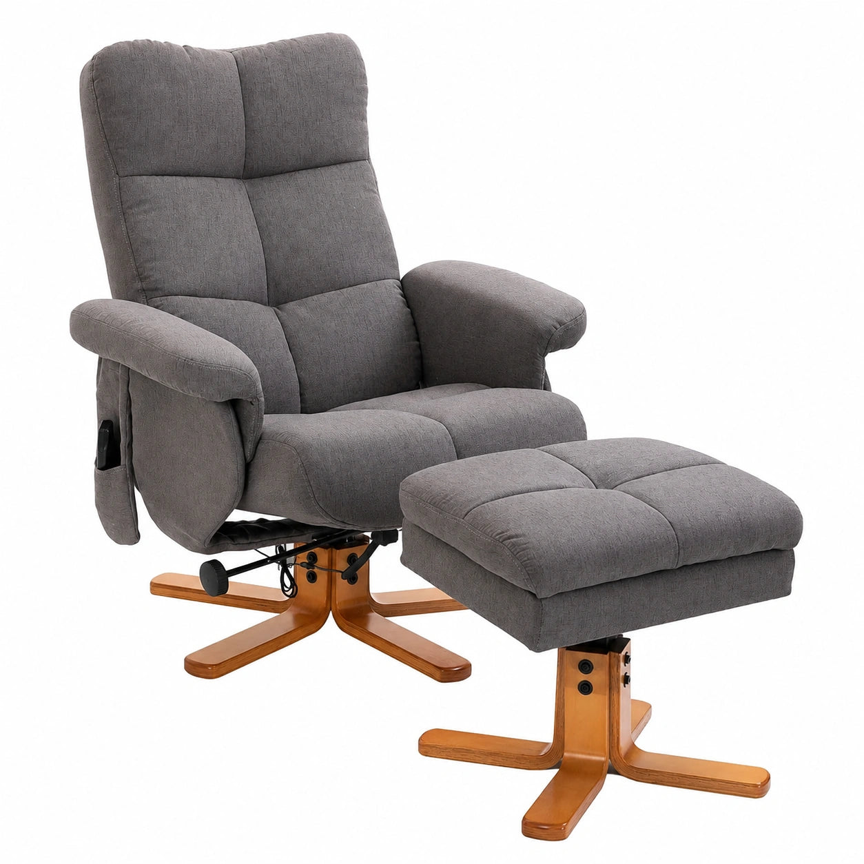 Fauteuil relax, coloris gris, pour le salon